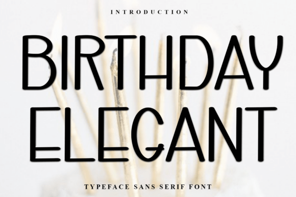 Birthday Elegant Font - Featured Image
