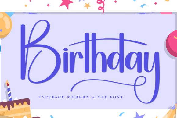 Birthday Font - Featured Image