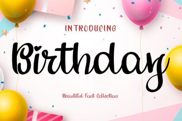 Birthday Font - Featured Image