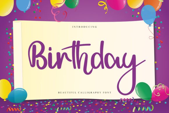 Birthday Font - Featured Image