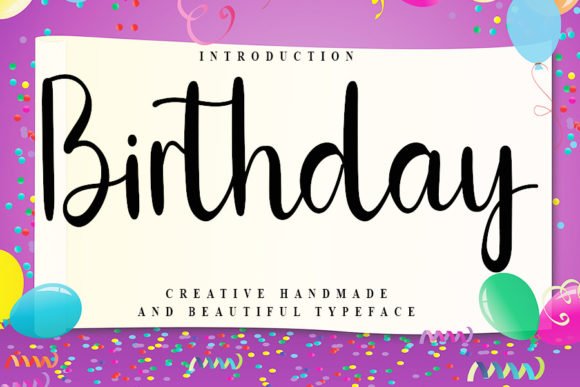 Birthday Font - Featured Image