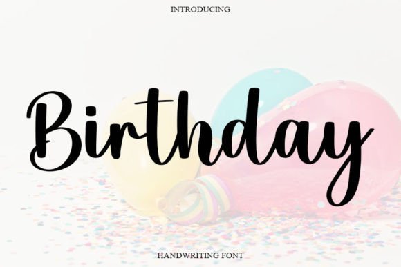 Birthday Font - Featured Image