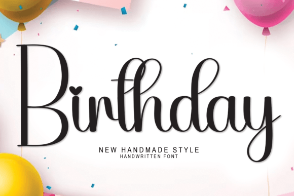 Birthday Font - Featured Image