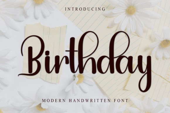 Birthday Font - Featured Image