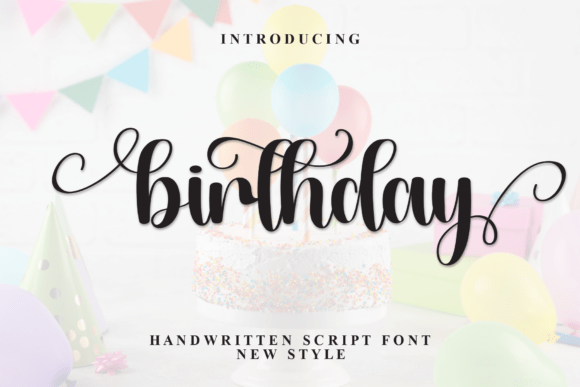 Birthday Font - Featured Image