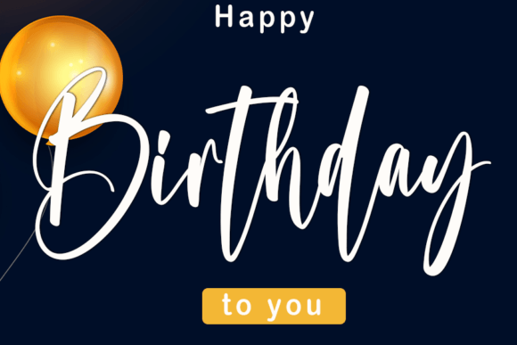 Birthday Font - Featured Image