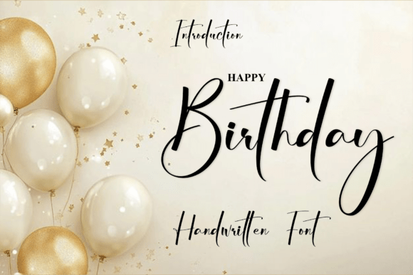 Birthday Font - Featured Image