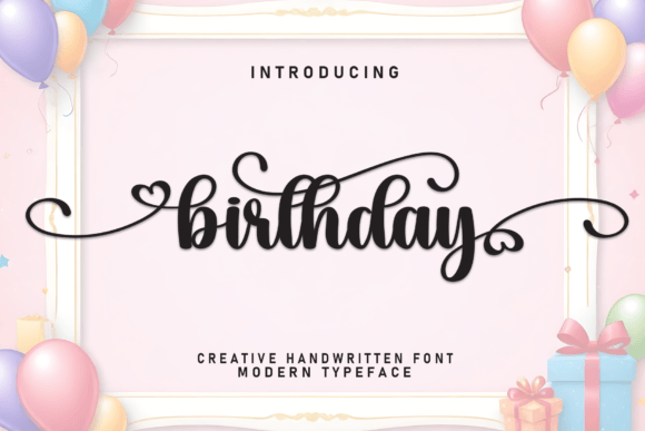Birthday Font - Featured Image