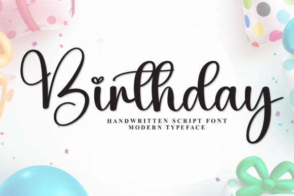 Birthday Font - Featured Image