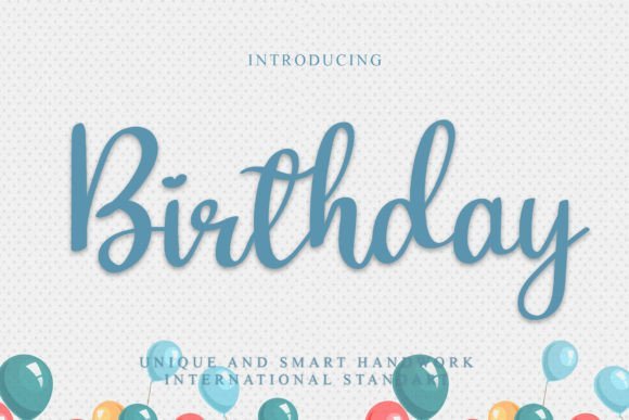 Birthday Font - Featured Image
