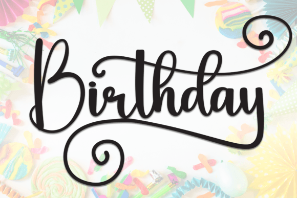Birthday Font - Featured Image