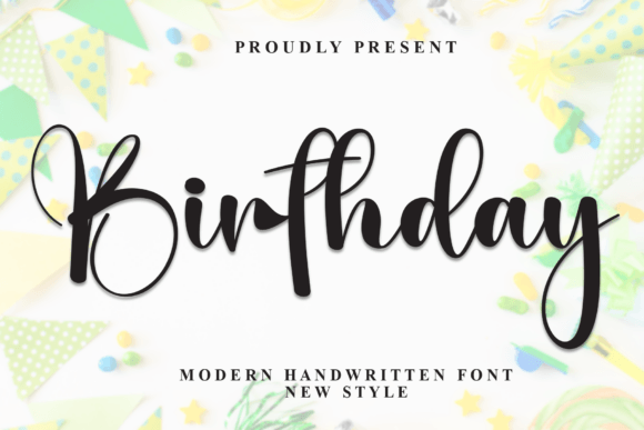 Birthday Font - Featured Image