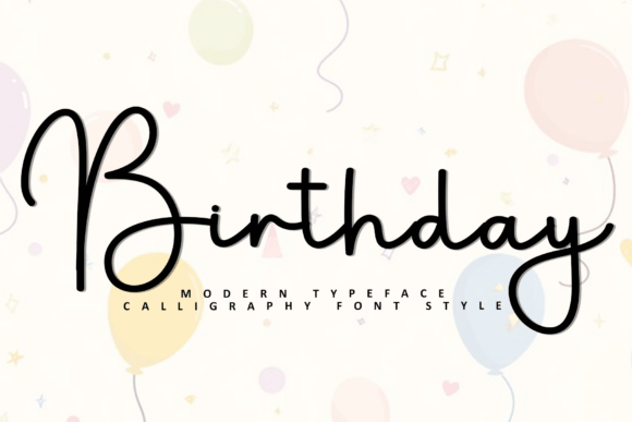 Birthday Font - Featured Image