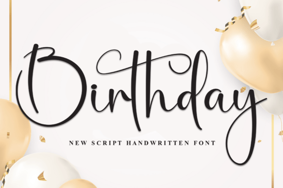 Birthday Font - Featured Image