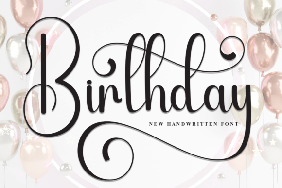 Birthday Font - Featured Image