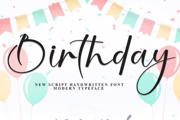 Birthday Font - Featured Image