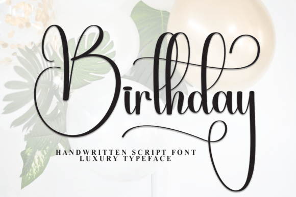 Birthday Font - Featured Image