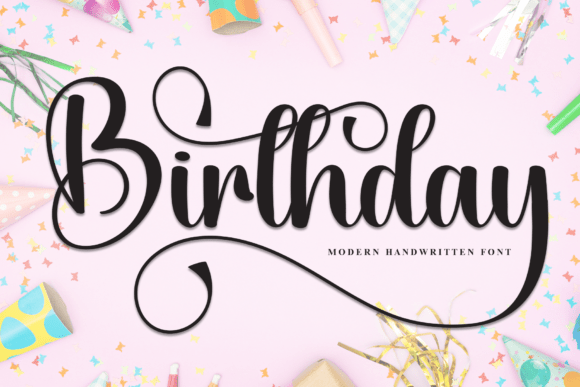 Birthday Font - Featured Image
