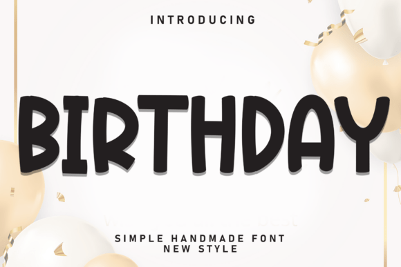 Birthday Font - Featured Image