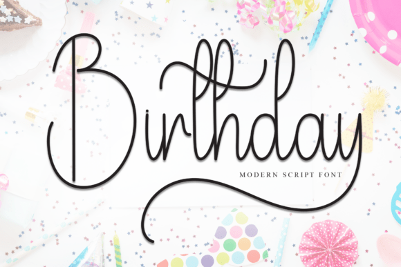 Birthday Font - Featured Image
