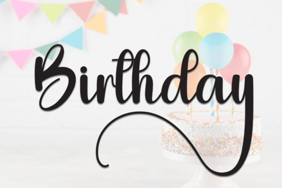 Birthday Font - Featured Image