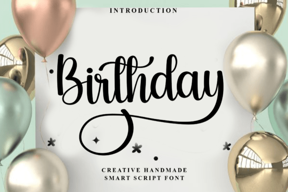 Birthday Font - Featured Image
