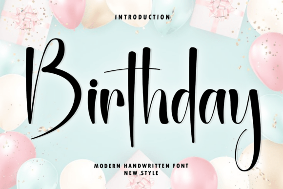 Birthday Font - Featured Image