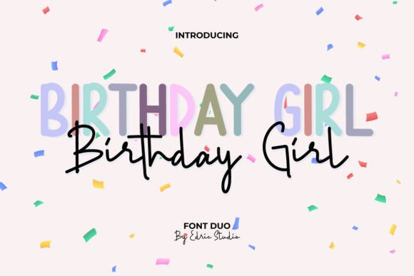 Birthday Girl Font - Featured Image