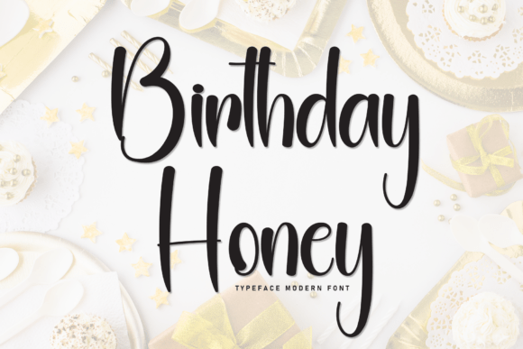 Birthday Honey Font - Featured Image