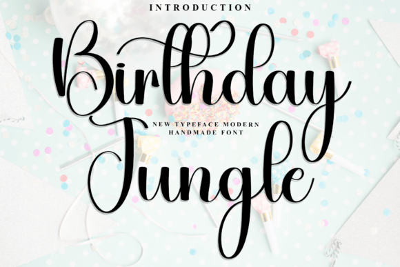 Birthday Jungle Font - Featured Image