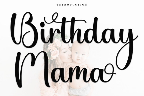 Birthday Mama Font - Featured Image