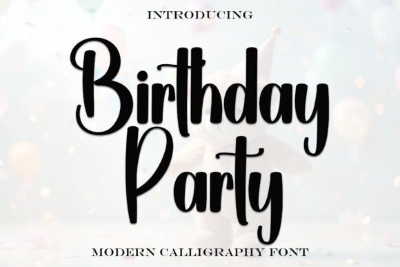 Birthday Party Font - Featured Image
