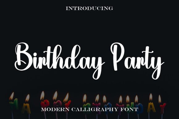 Birthday Party Font - Featured Image