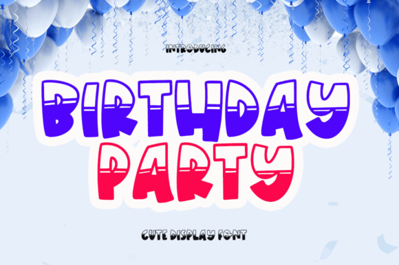 Birthday Party Font - Featured Image