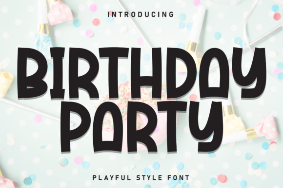Birthday Party Font - Featured Image