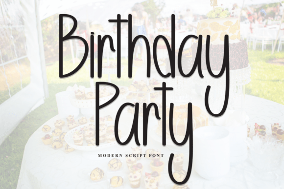 Birthday Party Font - Featured Image