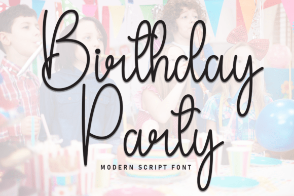 Birthday Party Font - Featured Image