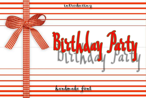 Birthday Party Font - Featured Image