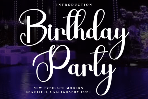 Birthday Party Font - Featured Image