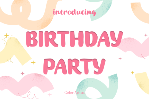 Birthday Party Font - Featured Image