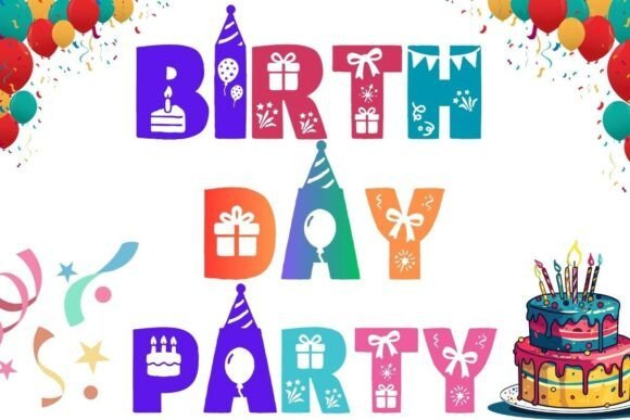 Birthday Party Font - Featured Image