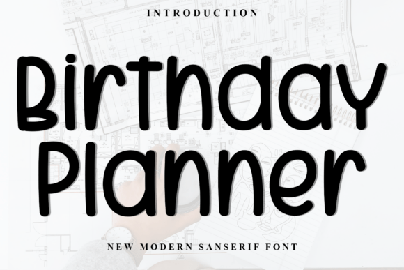 Birthday Planner Font - Featured Image