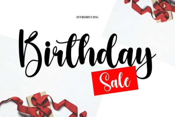 Birthday Sale Font - Featured Image