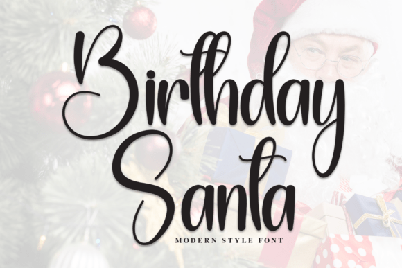 Birthday Santa Font - Featured Image