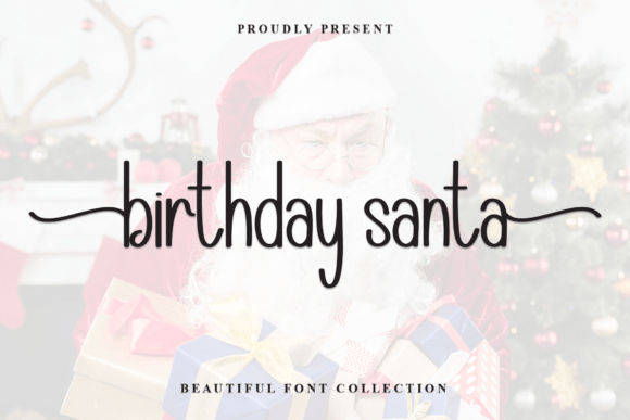 Birthday Santa Font - Featured Image
