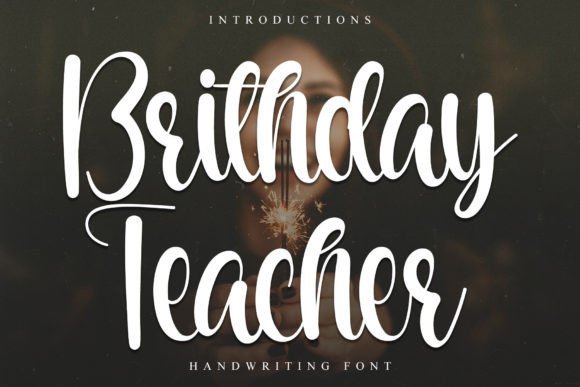 Birthday Teacher Font - Featured Image