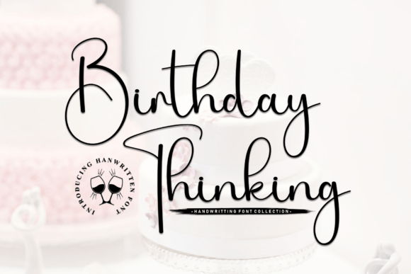 Birthday Thinking Font - Featured Image