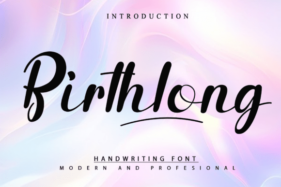 Birthlong Font - Featured Image