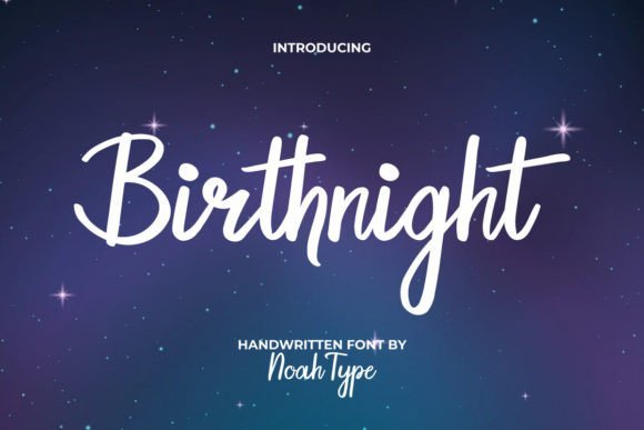 Birthnight Font - Featured Image