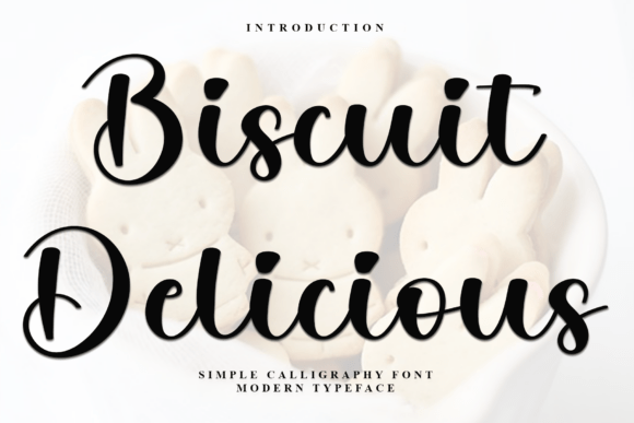 Biscuit Delicious Font - Featured Image
